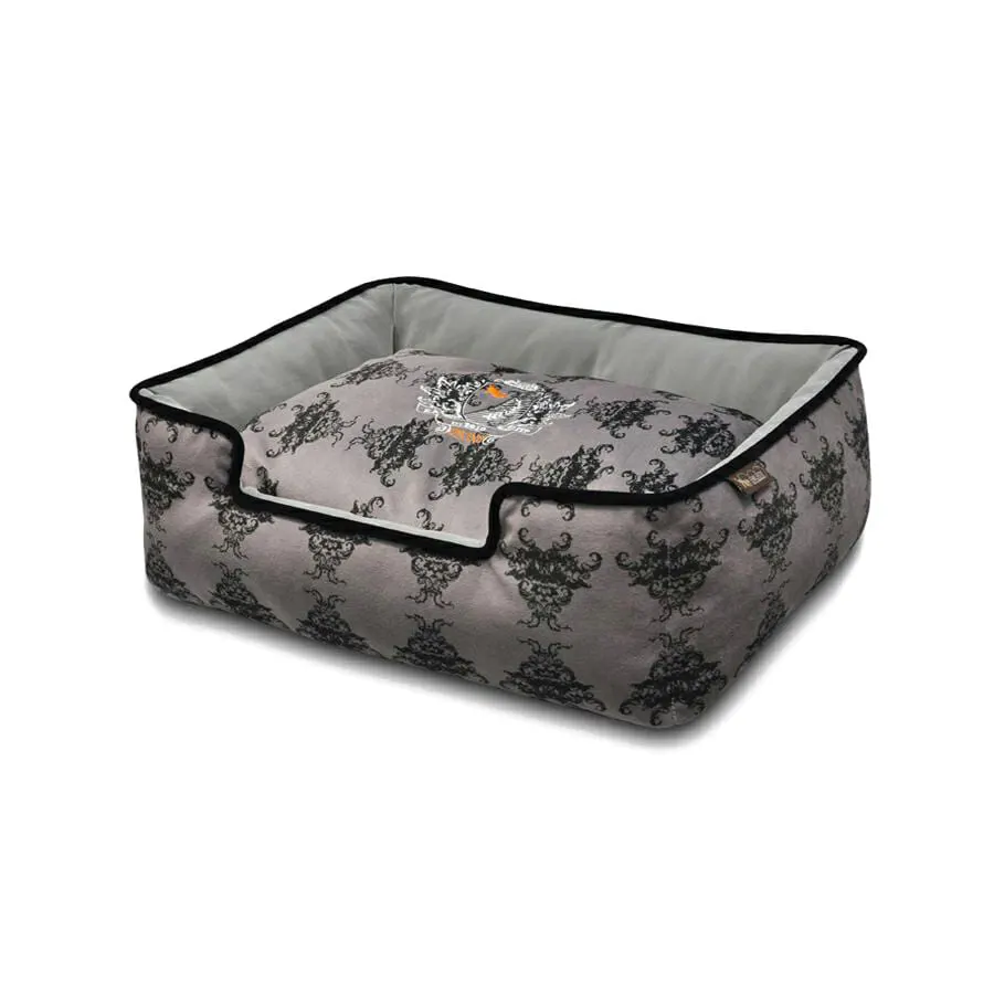 P.L.A.Y - מיטה מלכותית LAUNGEBED - Royal Crest Lounge Bed Ivory Black/Cool Gray