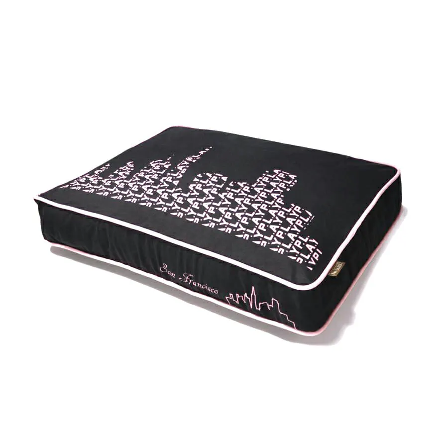 מיטה מלבנית סקייליין סאן פרנסיסקו RECTANGULAR - SFyline - Ivory Black/Tea Rose M