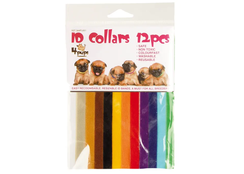 4PUPS - קולרים לסימון גורים - ID COLLARS