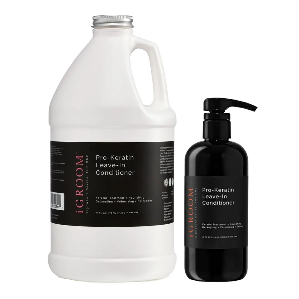 iGROOM - מרכך קרטין ללא שטיפה PRO-KERATIN LEAVE-IN