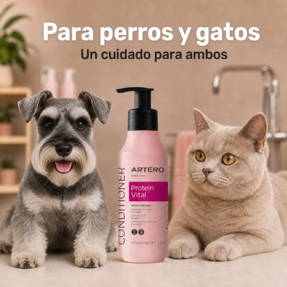 ARTERO – מרכך לחות חלבון להזנת העור והפרווה Protein Vital Conditioner