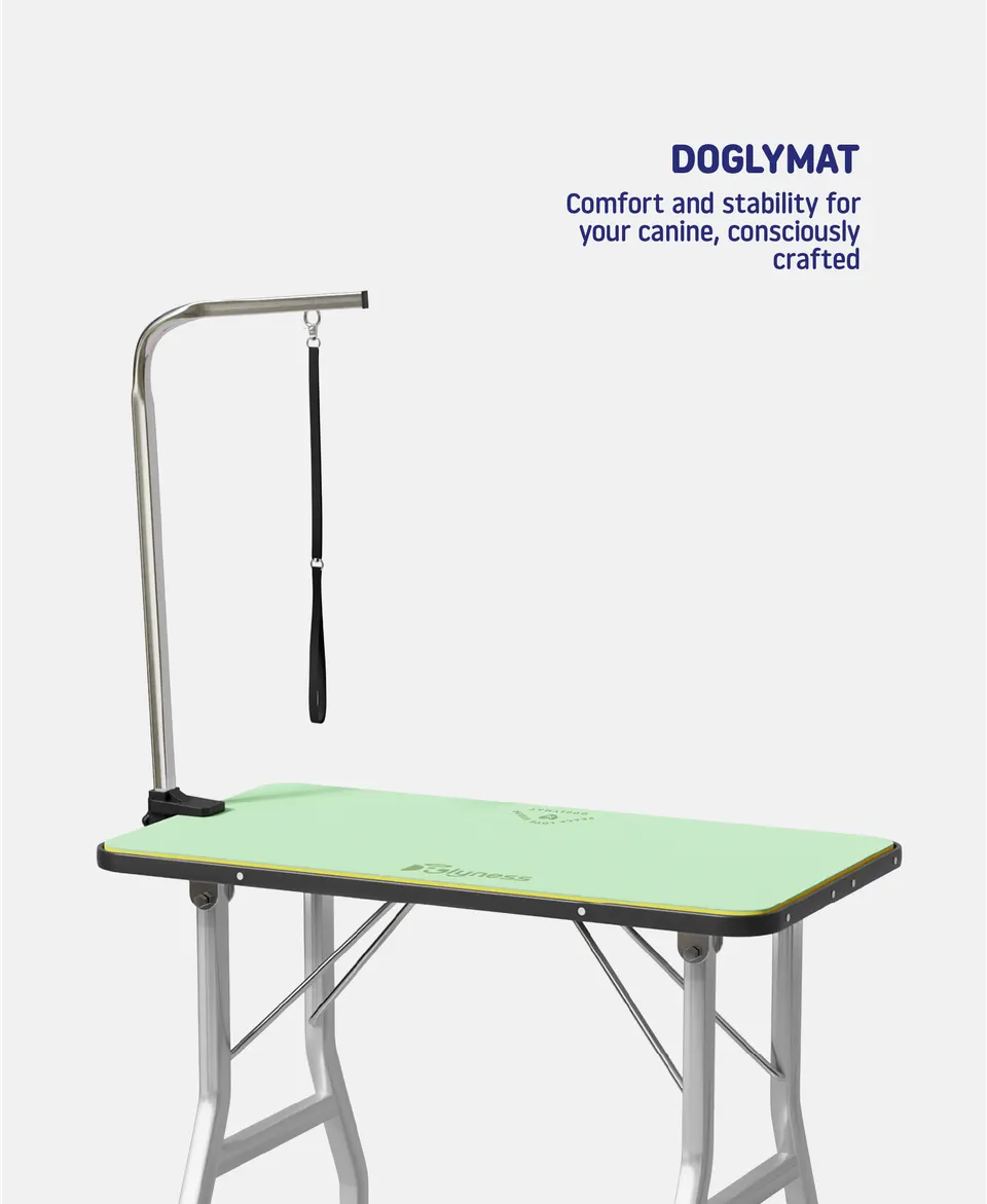 Doglyness - משטח שולחן לטיפוח Doglymat™ Minty Paws | Sustainable Dog Grooming Table Mat L, תמונה 2