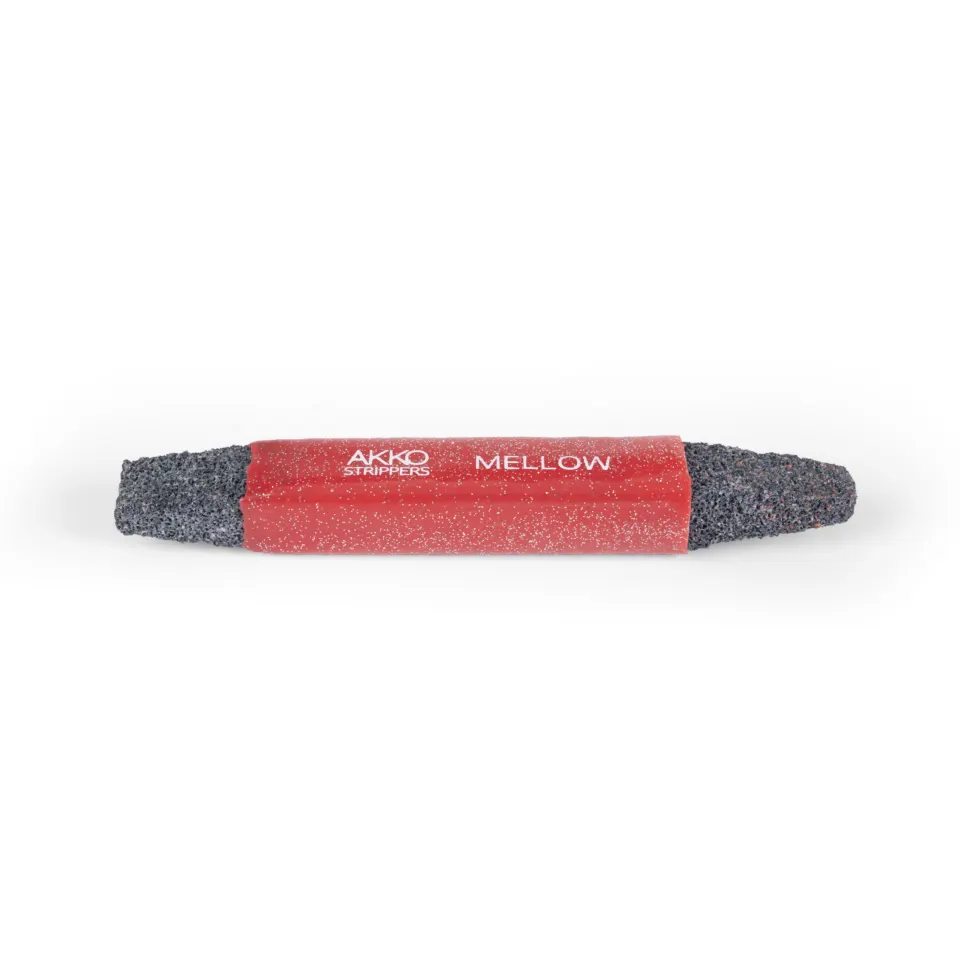 Akko - אבן מריטה דו צדדית "Natural Stone RED STICK Double-Sided "MELLOW