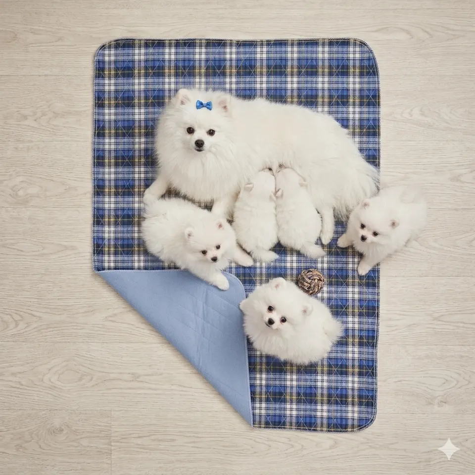 Reusable pad for dogs Blue - פד רב פעמי לבעלי חיים - כחול